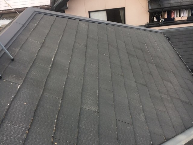 屋根 棟板金塗装・屋根塗装 施工前
